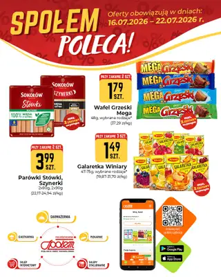 Społem Częstochowa - gazetka promocyjna Plakaty promocyjne od czwartku 16.07 do środy 22.07 - strona 3