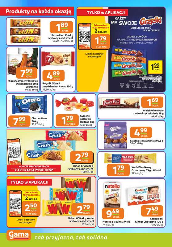 Gama - gazetka promocyjna Gazetka od czwartku 16.07 do wtorku 28.07 - strona 4