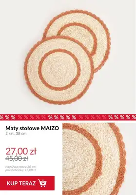 Homla - gazetka promocyjna Tekstylia do salonu od środy 15.07  - strona 5
