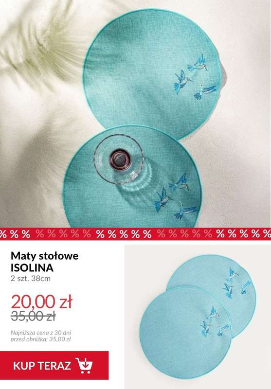 Homla - gazetka promocyjna Tekstylia do salonu od środy 15.07  - strona 6