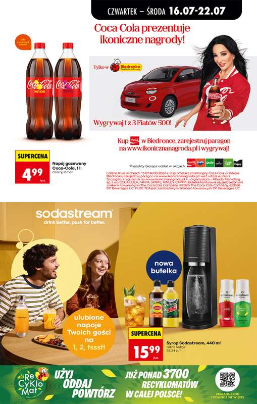 Biedronka - gazetka promocyjna Od czwartku od czwartku 16.07 do środy 22.07 - strona 63