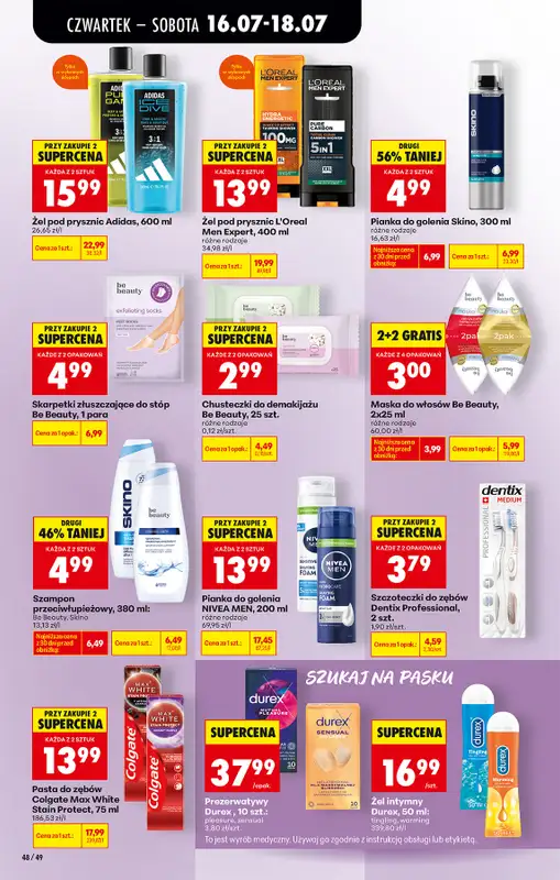 Biedronka - gazetka promocyjna Od czwartku od czwartku 16.07 do środy 22.07 - strona 66