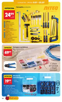 Biedronka - gazetka promocyjna Hity i inspiracje, od 04.07 od soboty 04.07 do środy 22.07 - strona 44