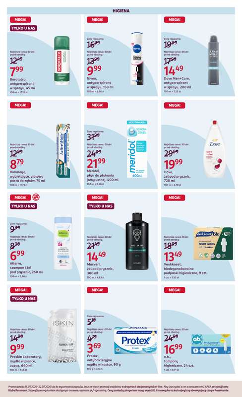 Rossmann - gazetka promocyjna Gazetka od czwartku 16.07 do środy 22.07 - strona 3