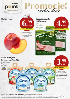 Market Point - gazetka promocyjna Promocje weekendowe od czwartku 16.07 do soboty 18.07