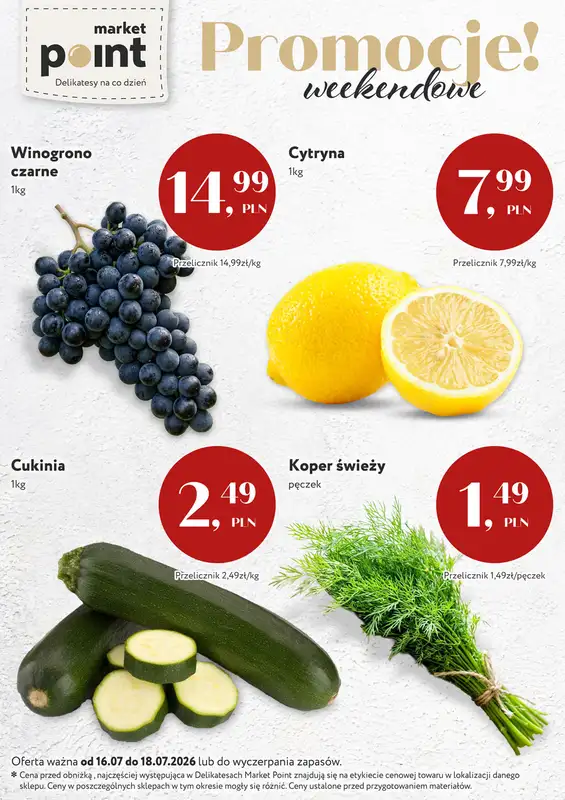 Market Point - gazetka promocyjna Promocje weekendowe od czwartku 16.07 do soboty 18.07 - strona 5