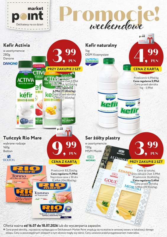 Market Point - gazetka promocyjna Promocje weekendowe od czwartku 16.07 do soboty 18.07 - strona 8