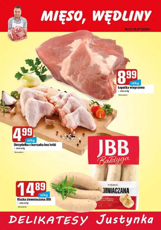 Delikatesy Justynka - gazetka promocyjna Plakaty promocyjne od czwartku 16.07 do niedzieli 19.07 - strona 2