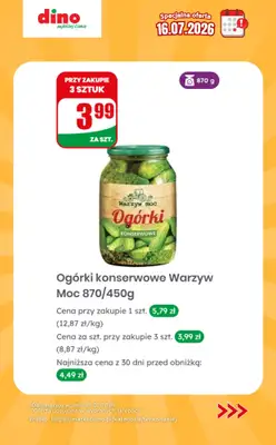 Dino - gazetka promocyjna Specjalna oferta na 16.07.2026 - promocje spoza gazetki od czwartku 16.07 do czwartku 16.07 - strona 8