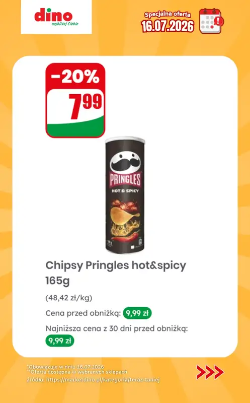 Dino - gazetka promocyjna Specjalna oferta na 16.07.2026 - promocje spoza gazetki od czwartku 16.07 do czwartku 16.07 - strona 5