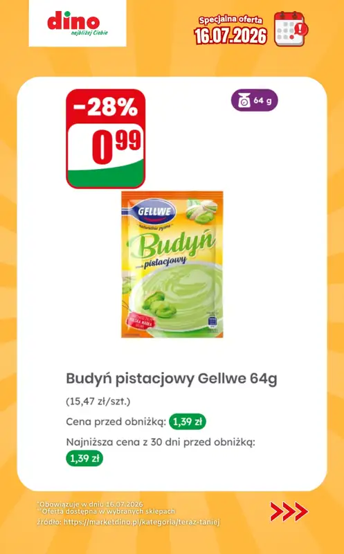 Dino - gazetka promocyjna Specjalna oferta na 16.07.2026 - promocje spoza gazetki od czwartku 16.07 do czwartku 16.07 - strona 10
