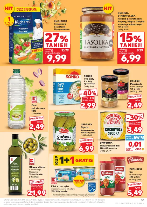 Kaufland - gazetka promocyjna Gazetka Tygodnia od czwartku 16.07 do środy 22.07 - strona 53