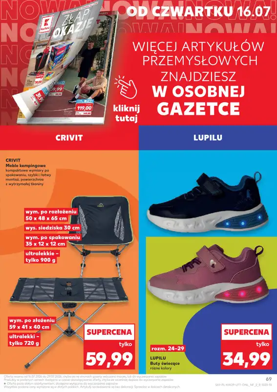 Kaufland - gazetka promocyjna Gazetka Tygodnia od czwartku 16.07 do środy 22.07 - strona 69