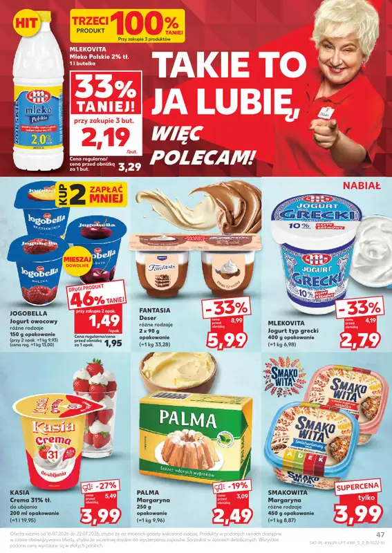 Kaufland - gazetka promocyjna Gazetka Tygodnia od czwartku 16.07 do środy 22.07 - strona 47