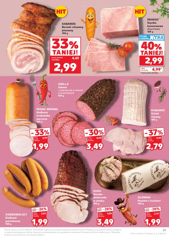 Kaufland - gazetka promocyjna Gazetka Tygodnia od czwartku 16.07 do środy 22.07 - strona 31