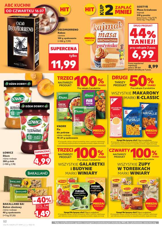 Kaufland - gazetka promocyjna Gazetka Tygodnia od czwartku 16.07 do środy 22.07 - strona 52