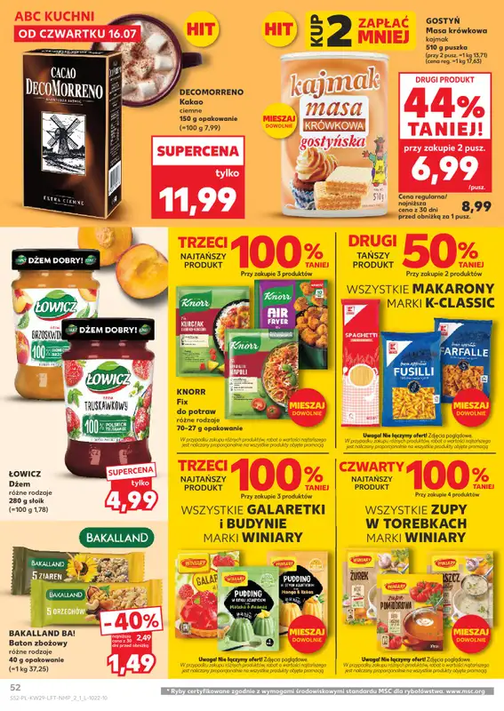 Kaufland - gazetka promocyjna Gazetka Tygodnia od czwartku 16.07 do środy 22.07 - strona 52