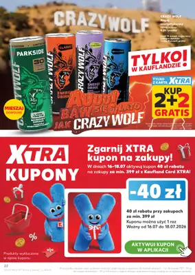 Kaufland - gazetka promocyjna Gazetka Tygodnia od czwartku 16.07 do środy 22.07 - strona 22