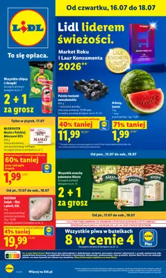 Lidl - gazetka promocyjna Oferta od czwartku od czwartku 16.07 do soboty 18.07