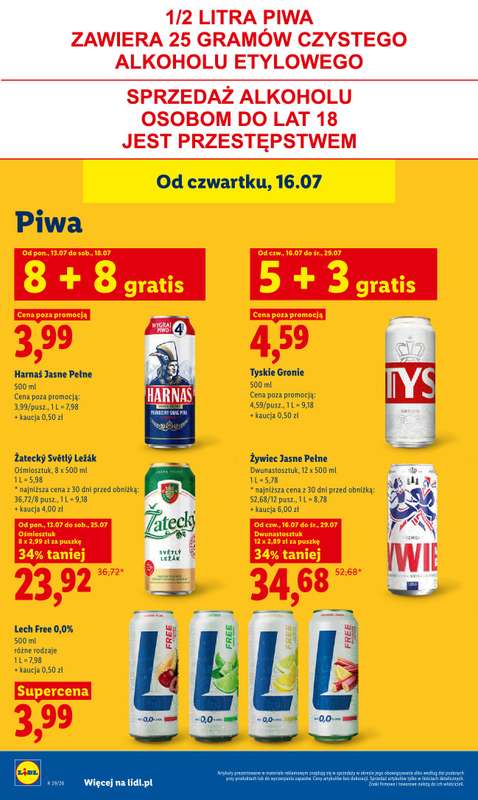 Lidl - gazetka promocyjna Oferta od czwartku od czwartku 16.07 do soboty 18.07 - strona 80