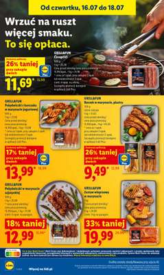 Lidl - gazetka promocyjna Oferta od czwartku od czwartku 16.07 do soboty 18.07 - strona 54