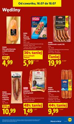 Lidl - gazetka promocyjna Oferta od czwartku od czwartku 16.07 do soboty 18.07 - strona 63