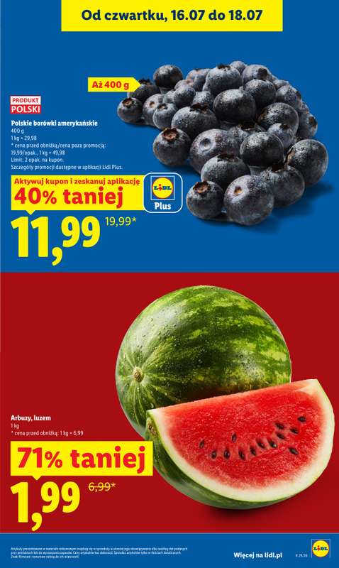 Lidl - gazetka promocyjna Oferta od czwartku od czwartku 16.07 do soboty 18.07 - strona 15
