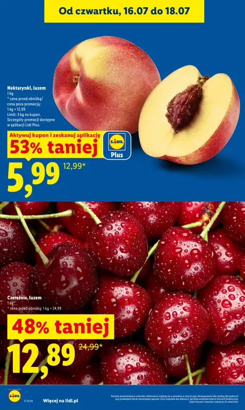 Lidl - gazetka promocyjna Oferta od czwartku od czwartku 16.07 do soboty 18.07 - strona 16