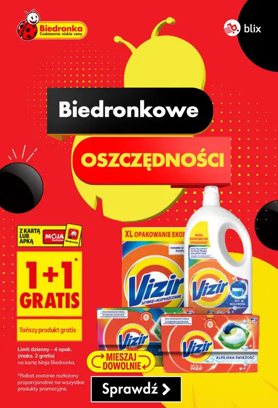 Biedronka - gazetka promocyjna Biedronkowe oszczędności od czwartku  