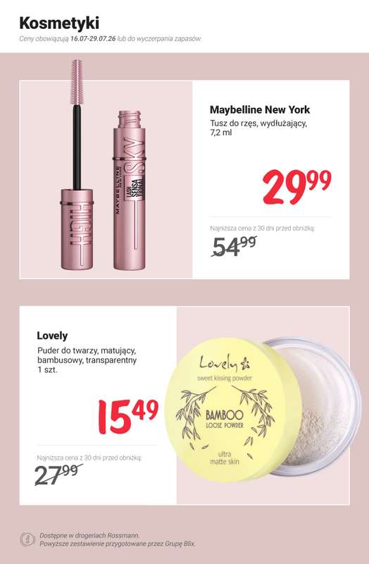 Rossmann - gazetka promocyjna Nowe MEGA PROMOCJE - od 16.07 od czwartku 16.07 do środy 29.07 - strona 3