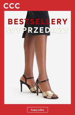 CCC - gazetka promocyjna Bestsellery wyprzedaży dla niej od piątku 17.07 