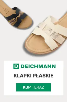 Deichmann - gazetka promocyjna Płaskie klapki w niskich cenach od czwartku 16.07 