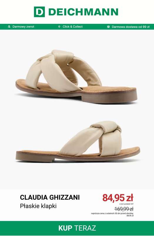 Deichmann - gazetka promocyjna Płaskie klapki w niskich cenach od czwartku 16.07  - strona 7
