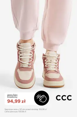 CCC - gazetka promocyjna SALE - sneakersy damskie do 100 zł od piątku 17.07  - strona 9