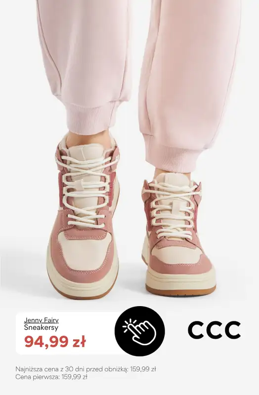 CCC - gazetka promocyjna SALE - sneakersy damskie do 100 zł od piątku 17.07  - strona 9