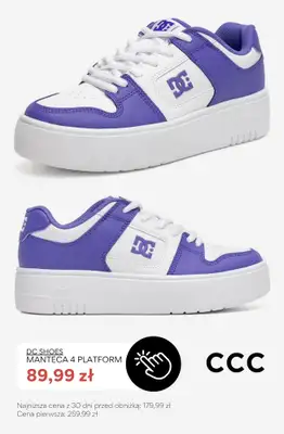 CCC - gazetka promocyjna SALE - sneakersy damskie do 100 zł od piątku 17.07  - strona 7