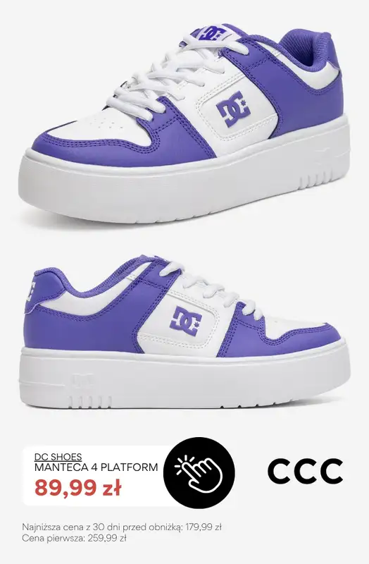 CCC - gazetka promocyjna SALE - sneakersy damskie do 100 zł od piątku 17.07  - strona 7