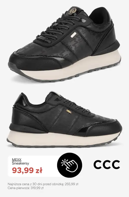 CCC - gazetka promocyjna SALE - sneakersy damskie do 100 zł od piątku 17.07  - strona 8