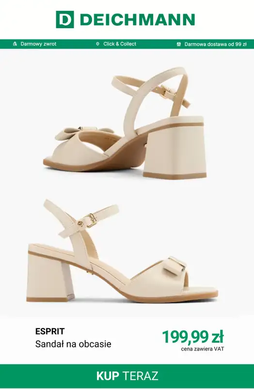 Deichmann - gazetka promocyjna Buty ślubne damskie od piątku 17.07  - strona 4