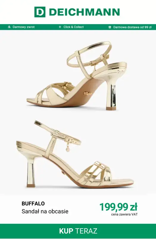 Deichmann - gazetka promocyjna Buty ślubne damskie od piątku 17.07  - strona 5