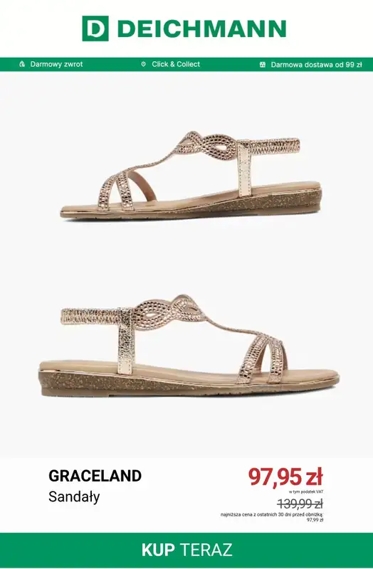 Deichmann - gazetka promocyjna Buty ślubne damskie od piątku 17.07  - strona 9