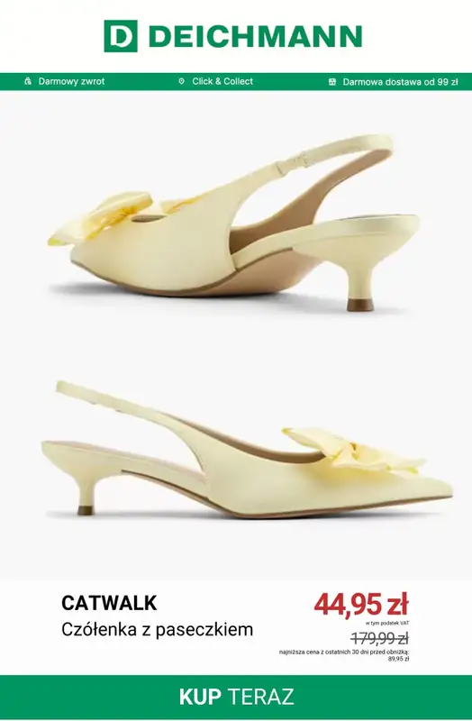 Deichmann - gazetka promocyjna Buty ślubne damskie od piątku 17.07  - strona 7