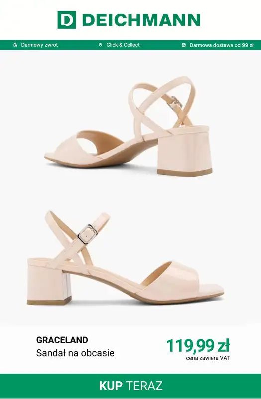 Deichmann - gazetka promocyjna Buty ślubne damskie od piątku 17.07  - strona 3