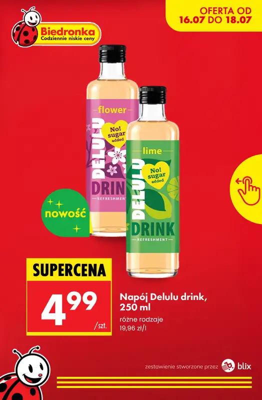 Biedronka - gazetka promocyjna Nowości w Biedronce! od czwartku 16.07 do soboty 18.07 - strona 8