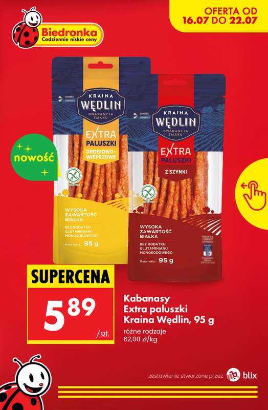 Biedronka - gazetka promocyjna Nowości w Biedronce! od czwartku 16.07 do soboty 18.07 - strona 4