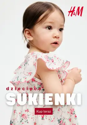 H&M - gazetka promocyjna Sukienki dziecięce od 39,99 PLN od czwartku 16.07 