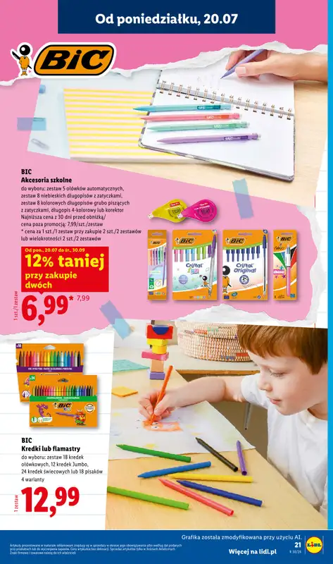 Lidl - gazetka promocyjna Katalog od poniedziałku 20.07 do soboty 25.07 - strona 21