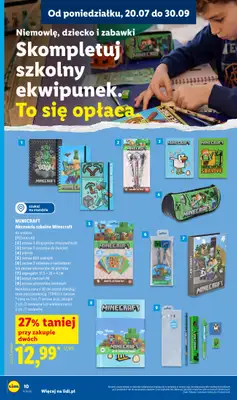 Lidl - gazetka promocyjna Katalog od poniedziałku 20.07 do soboty 25.07 - strona 10