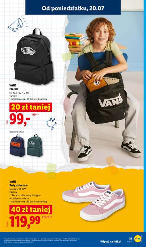 Lidl - gazetka promocyjna Katalog od poniedziałku 20.07 do soboty 25.07 - strona 19