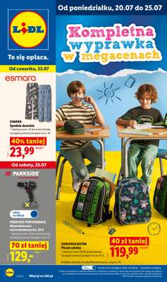 Lidl - gazetka promocyjna Katalog od poniedziałku 20.07 do soboty 25.07